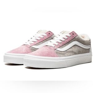 Vans Old Skool Pig Suede Sherpa Shoe Size 11